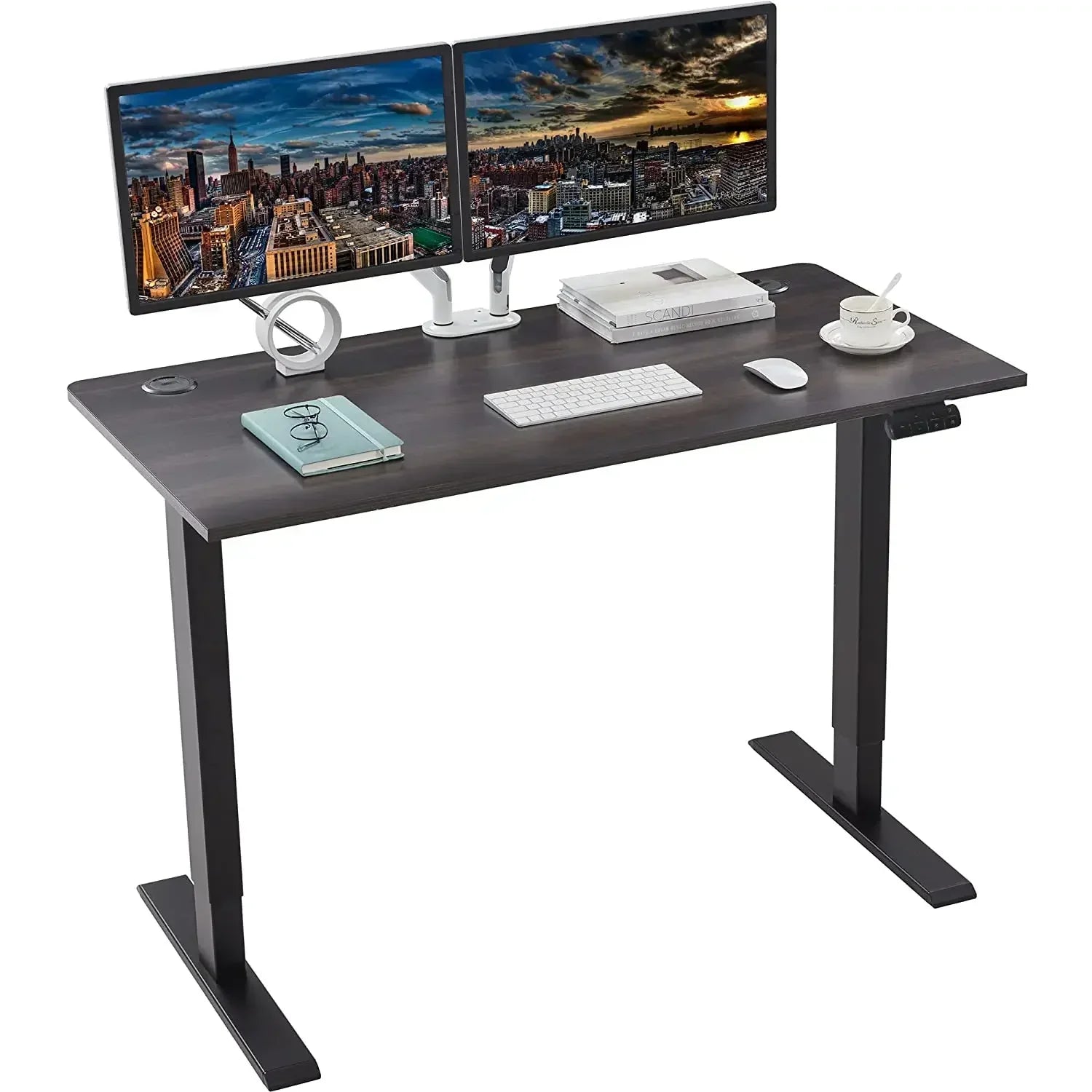 Höhenverstellbarer Schreibtischrahmen – Sitz-Steh-Schreibtisch für Büro und Zuhause